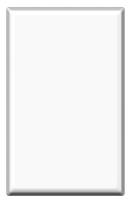 Plate std blank white, PDL 600 Series Face - 32326